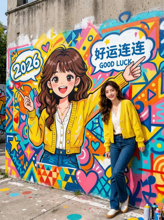 一键生成自己的专属涂鸦画