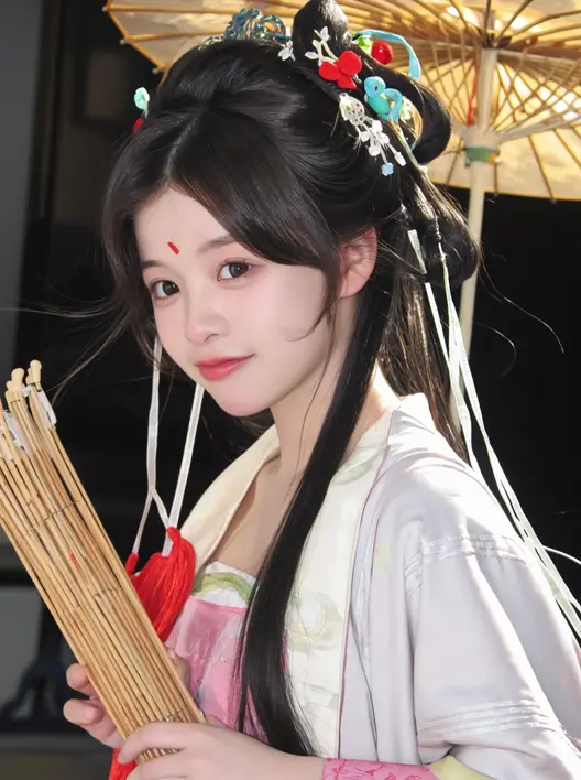 东方美女，年轻娇小，冷白皮气质美女