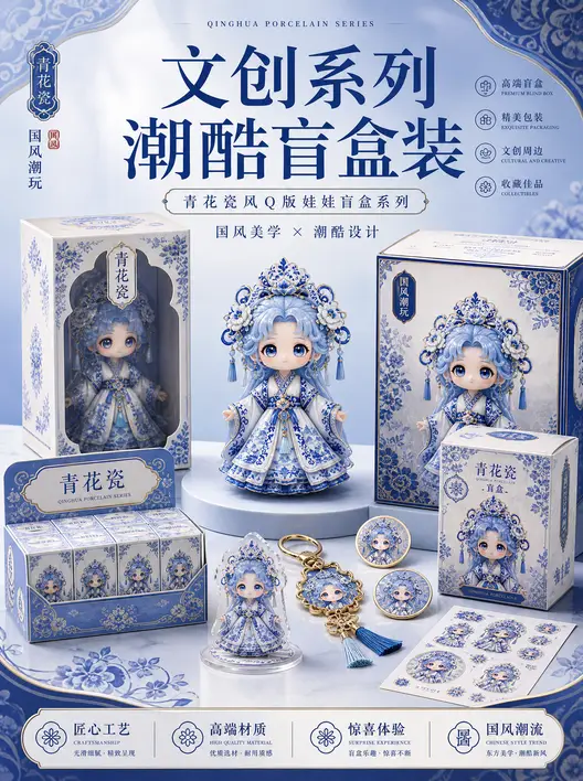 IP盲盒海报设计