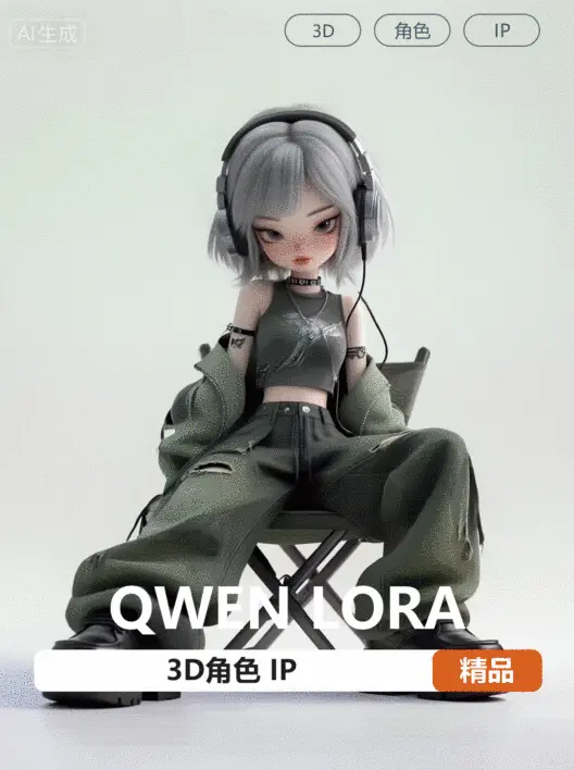 Qwen-3D角色 IP