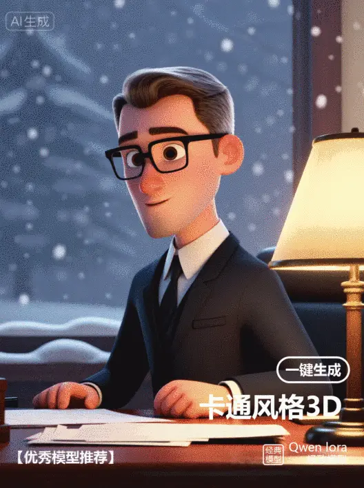 Qwen_卡通风格3D