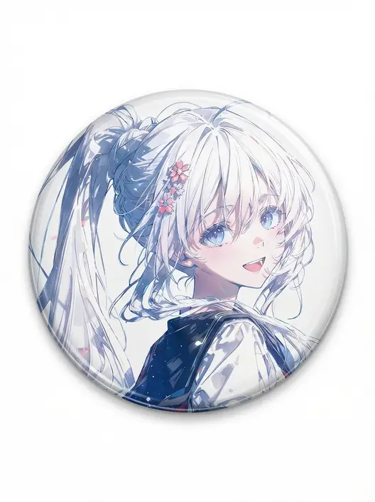 一键制作二次元角色徽章周边