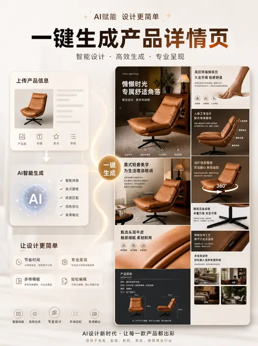 一键直出电商产品详情页V2