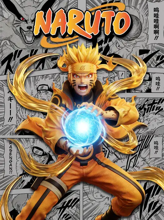 3D 手办漫画海报