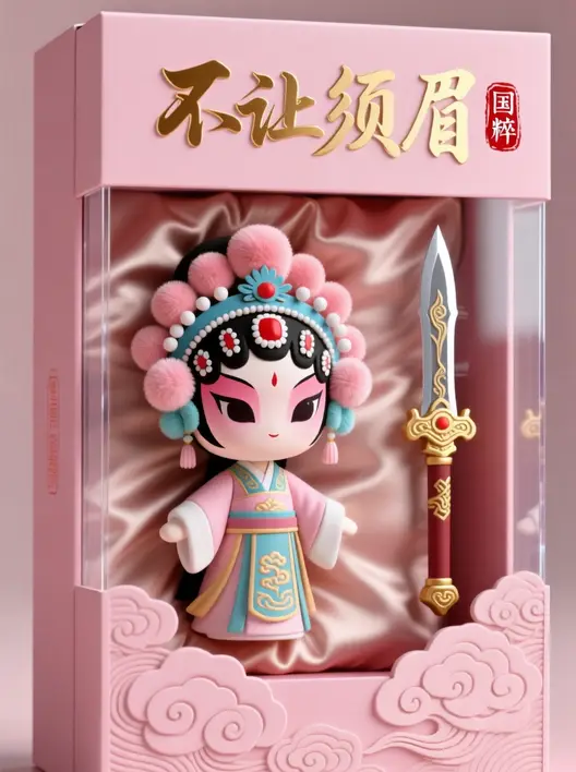 文化-花旦公仔