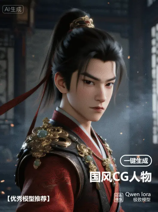 Qwen_国风CG人物