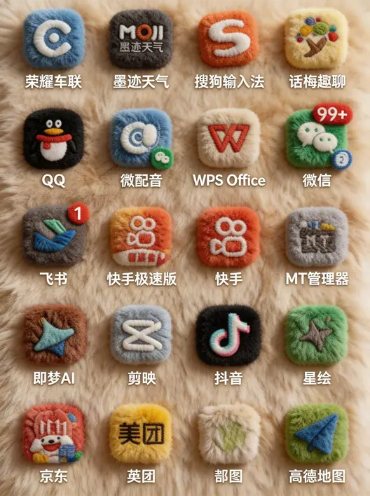 一键制作毛茸茸材质图片