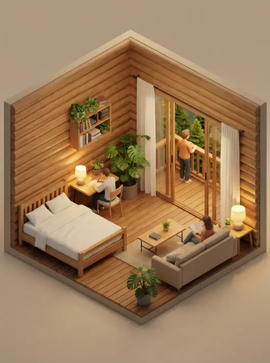 微缩3D立体模型场景