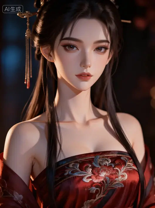 Qwen-插画古风动漫人物角色