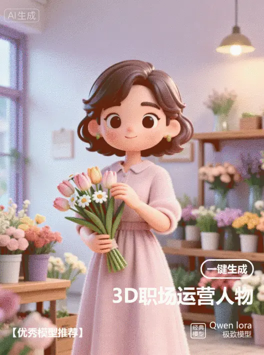 Qwen_3D职场运营人物