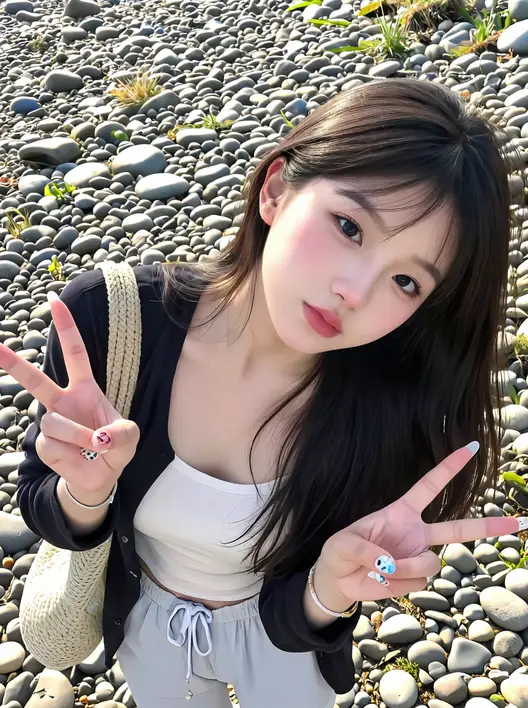 光影和自然舒展的姿态