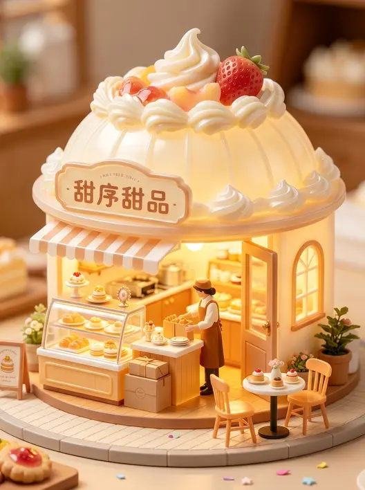 半透明胶体质感小场景