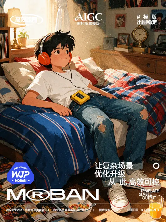 蜡笔画风格