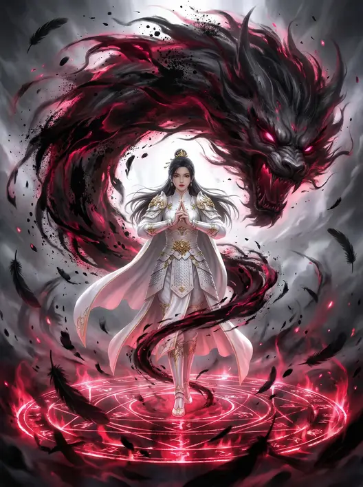 一键国风暗黑修真魔法特效生成！