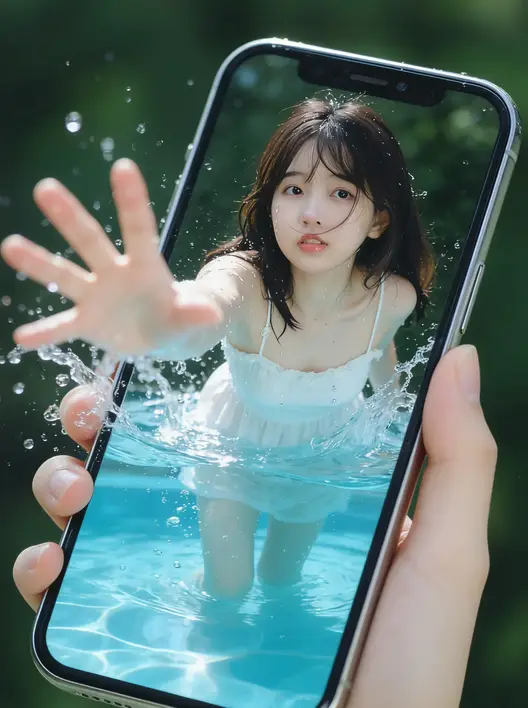 出击的美女