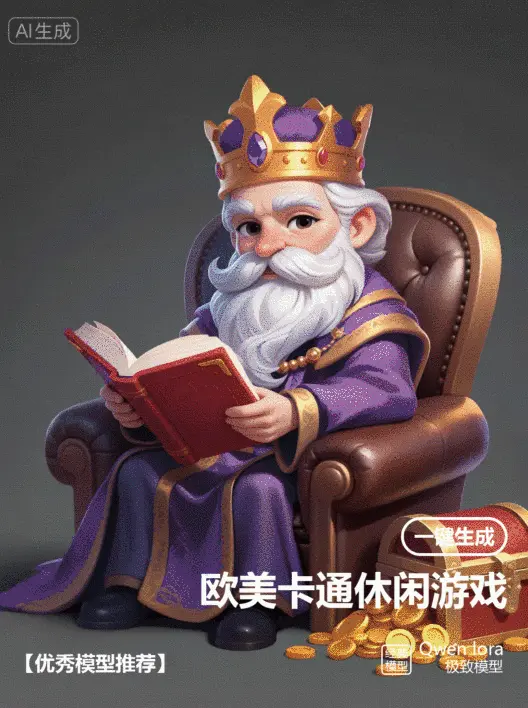Qwen_欧美卡通休闲游戏