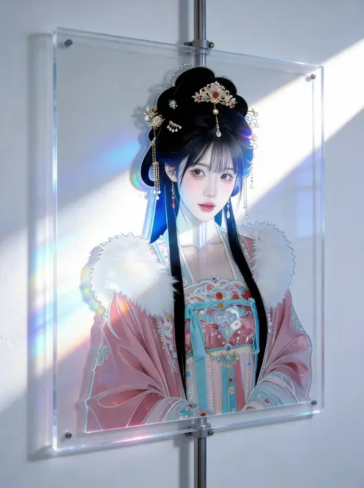 一键转炫彩亚克力板