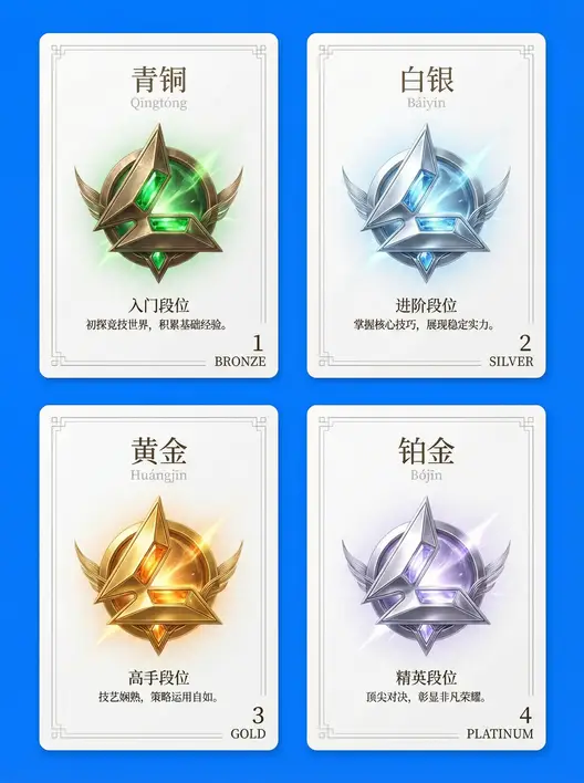 一键转段位卡牌