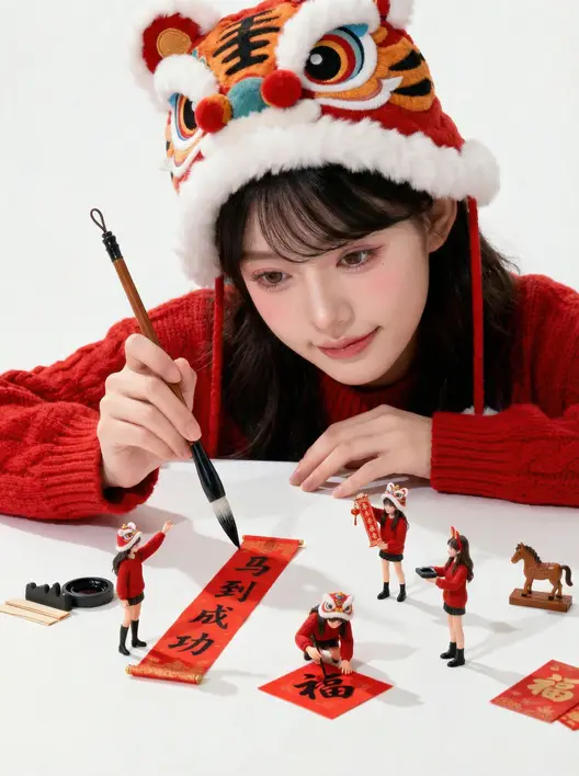 一键转真人与微缩小人创意写真