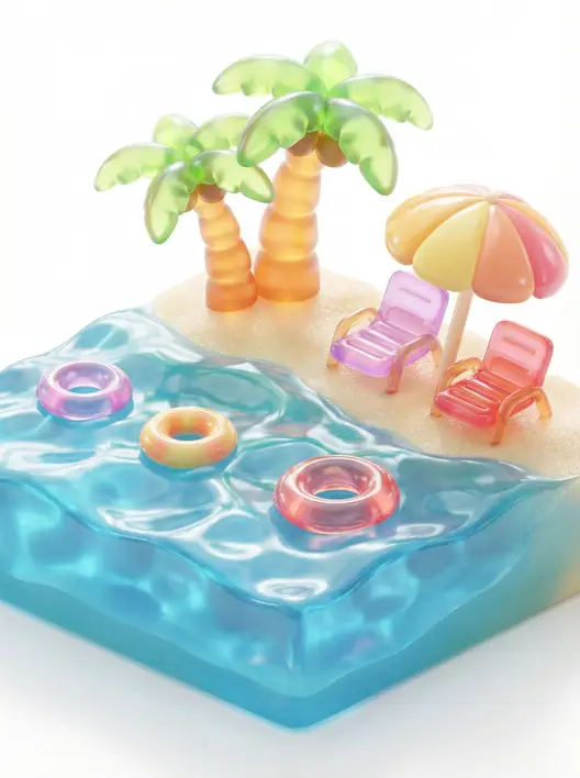 绘梦Q版3D图标 Icon塑料 糖果质感