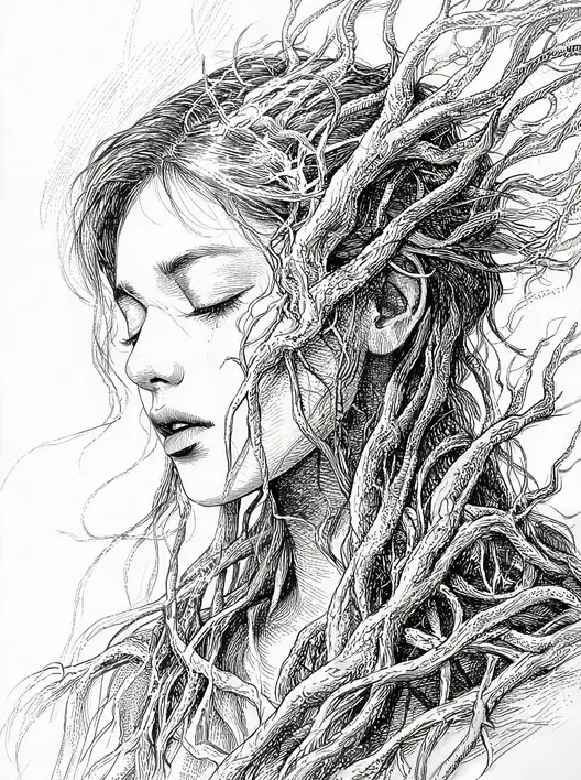 一键针管笔钢笔画