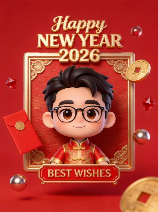 100种新年拜年玩法丨新年Q版盲盒手办