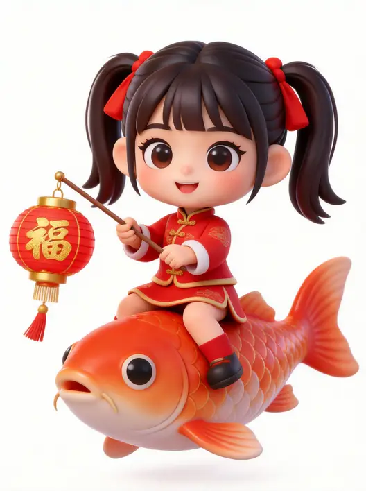 春节大锦鲤丨新年个性化素材生成
