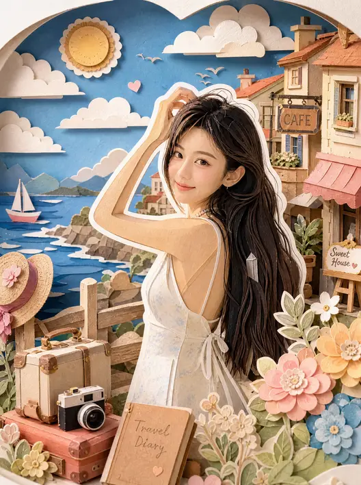 奇幻分层剪纸立体3D玩法